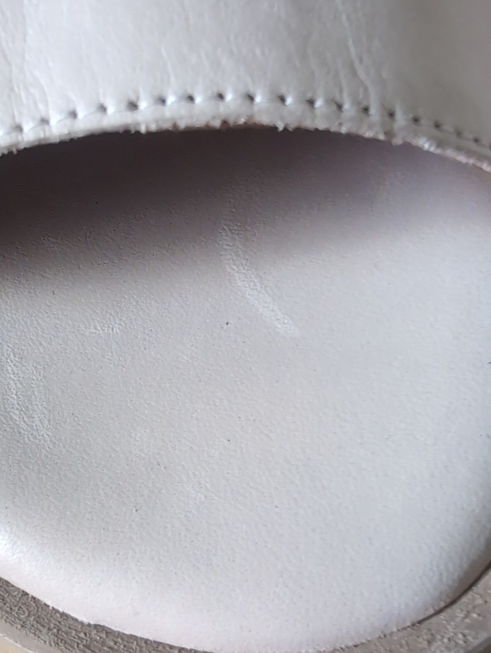 Miz Mooz Conor Soft Cream Slingback Leather Sandal with Buckle - Picture 9 of 9